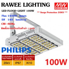 โคมไฟ LED FLOOD-LIGHT OEM 100W - ULTRA BRIGHT - สเปคจัดเต็มแบบอุตสาหกรรม