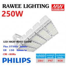 โคมไฟ LED HIGH-MAST / FLOOD-LIGHT OEM 250W - ULTRA BRIGHT - คุณภาพระดับพรีเมียม