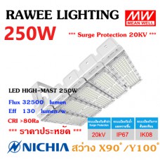 โคมไฟ LED HIGH-MAST / FLOOD-LIGHT OEM 250W - ULTRA BRIGHT - คุณภาพระดับพรีเมียม